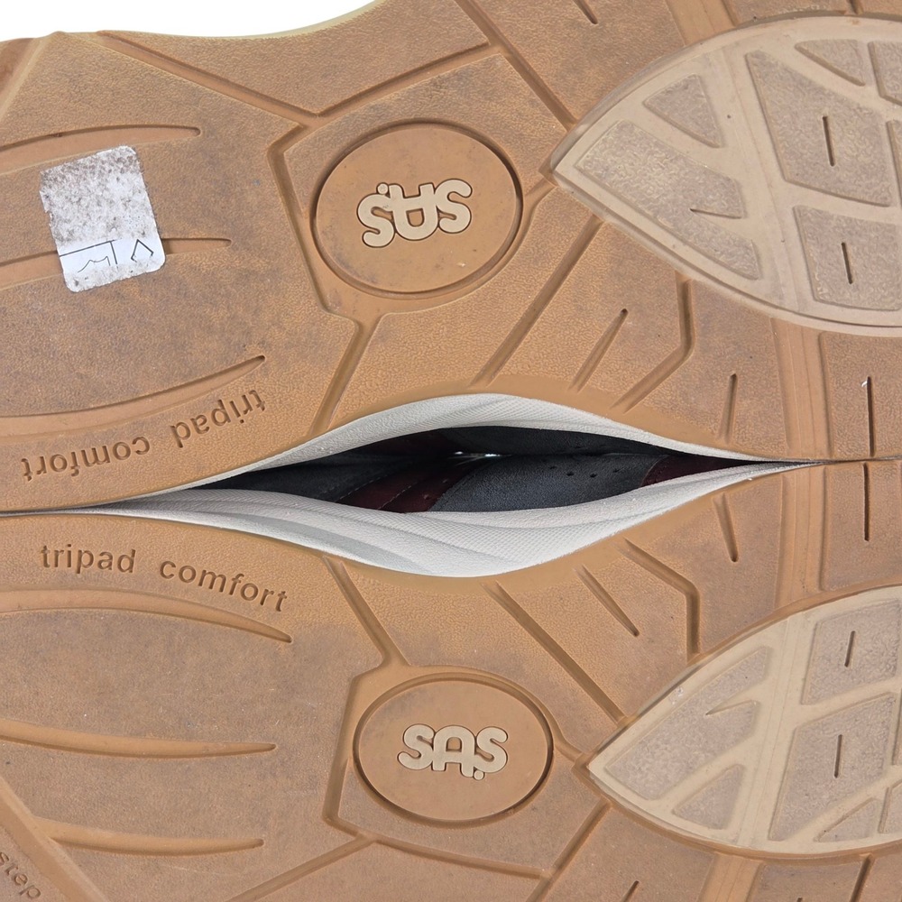 SAS CAMINO BRIAR SIZE‎ 11.5 W Men's Tennis Shoes Leather Lace Up Brown Sneakers - Picture 6 of 16
